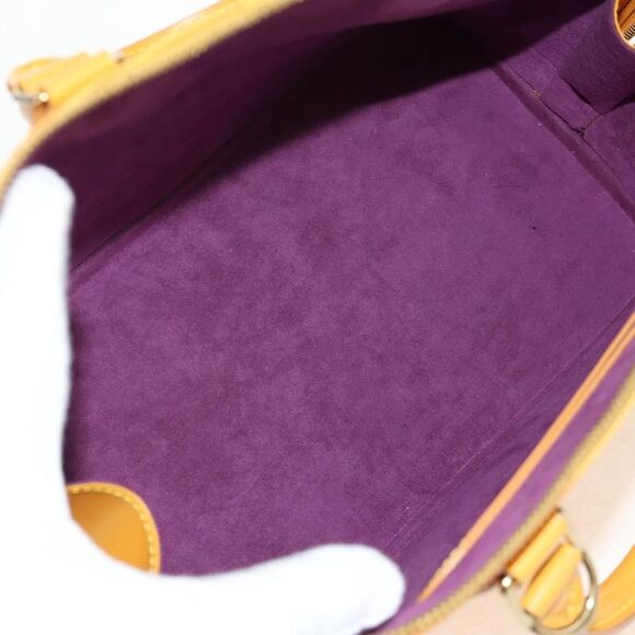 Louis Vuitton Alma Handbag Epi Leather Yellow Leather Handbag (Pre-Owned) - Picture 5 of 16